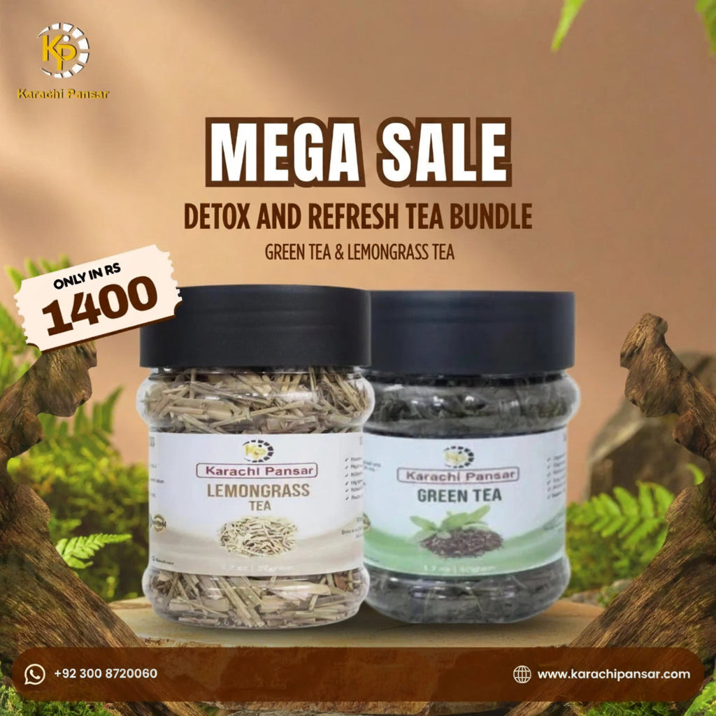Lemongrass Tea & Green Tea 50g Each