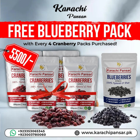Cranberries Deal 4 pack & get blueberries free