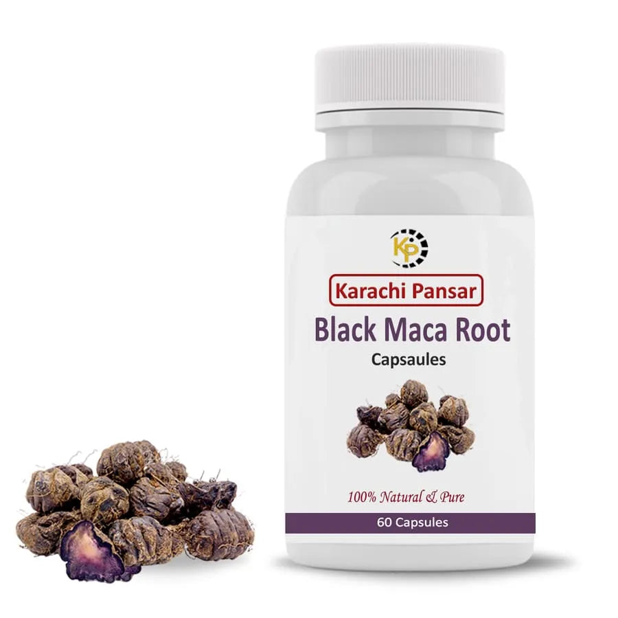 "Black Maca Root Capsules"