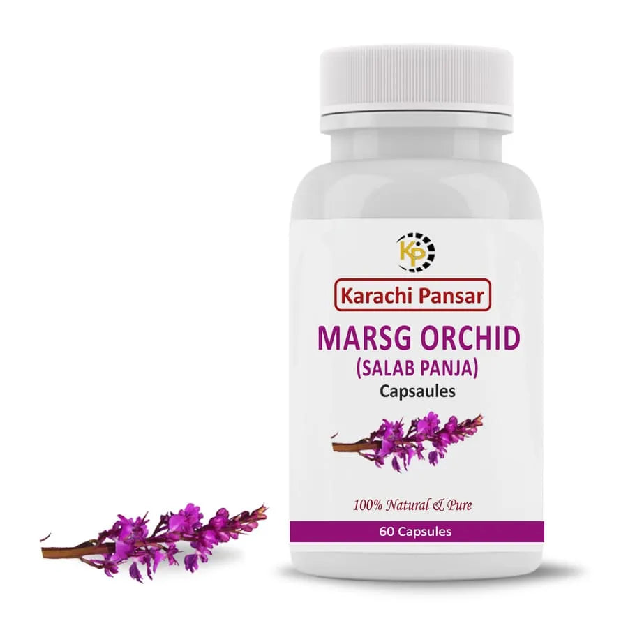 "Marsh Orchid (salab panja) Capsules"