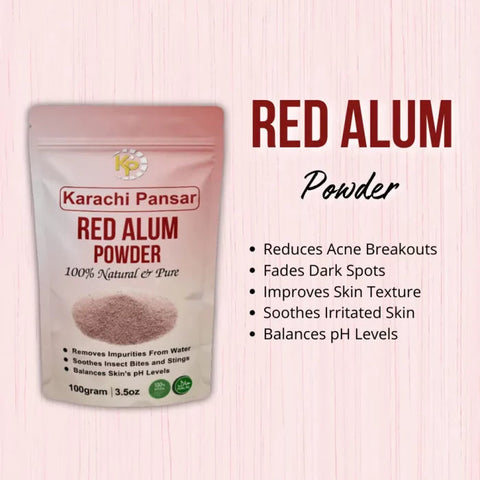 "Red Alum Powder"