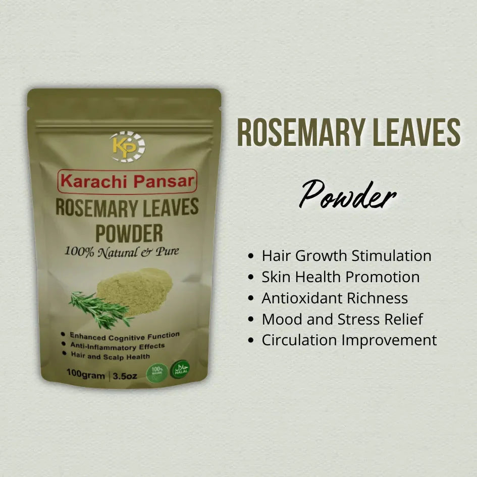 "Rosemary Leaves Powder 100g - karachipansar"