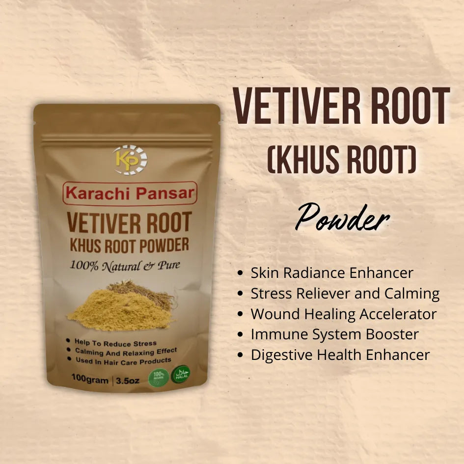 "Vetiver Root Powder"