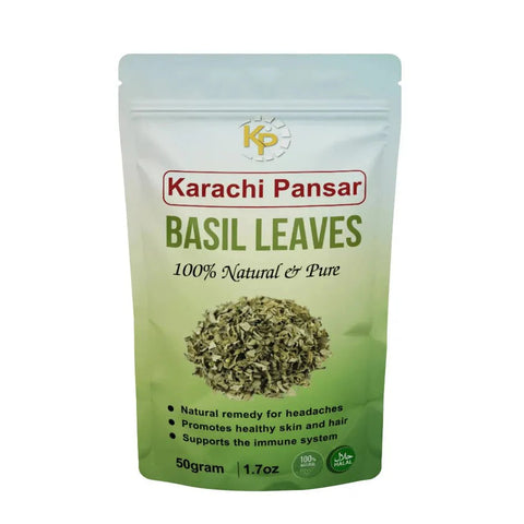 "Basil Leaves 50g - karachipansar"