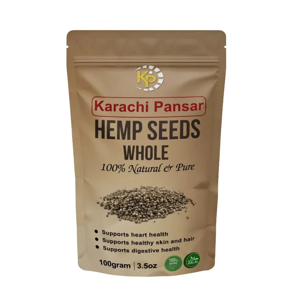 "Hemp Seeds Whole 100g - karachipansar"