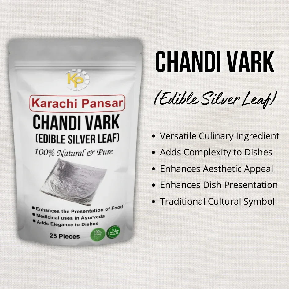 "Chandi Vark (Edible Silver Leaf)"