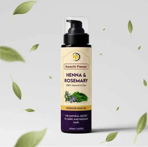 Henna Leaves & Rosemary Hair Oil – For Strong, Shiny & Healthy Hair 150ml