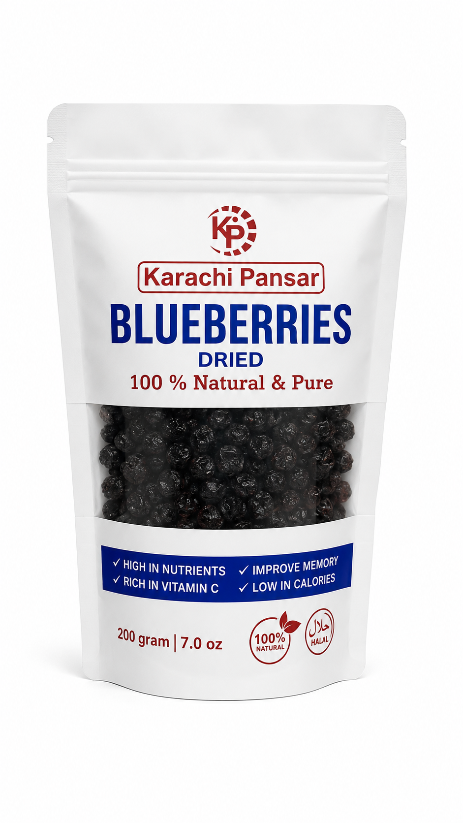 Dried Blueberries 200g