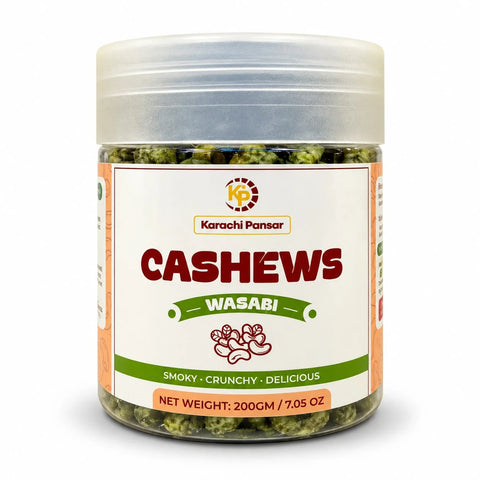 Cashew Nuts Wasabi Flavor 200gm Bottle