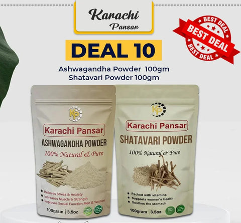 DEAL | Ashwagandha powder & Shatavari Powder (100gm)