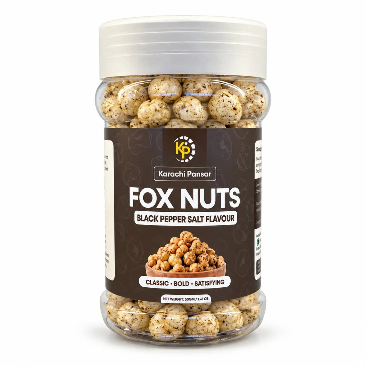 Fox Nuts Black pepper & Salt Flavour