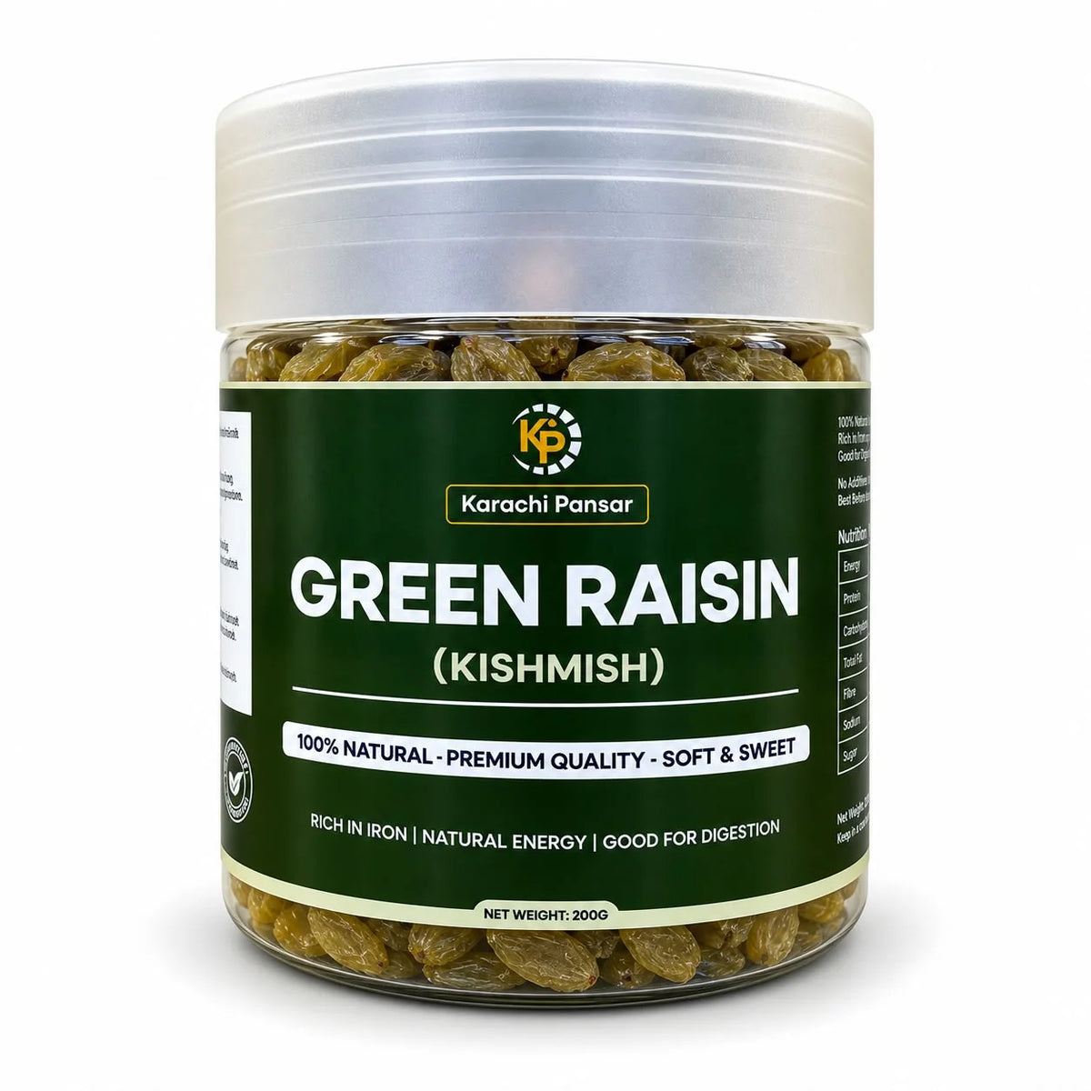 Green Raisin Kishmish Bottle 200gm