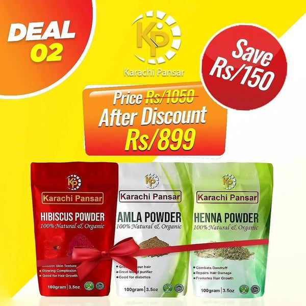 Hibiscus, Henna and Amla Powder