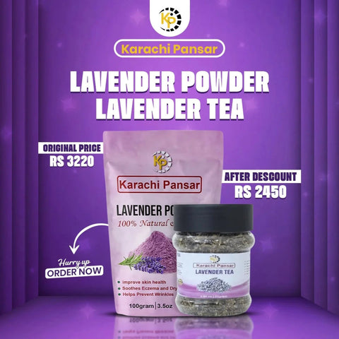 Lavender Powder & Lavender Tea
