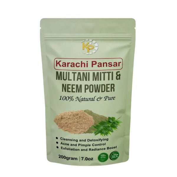 Multani Mitti and Neem Powder