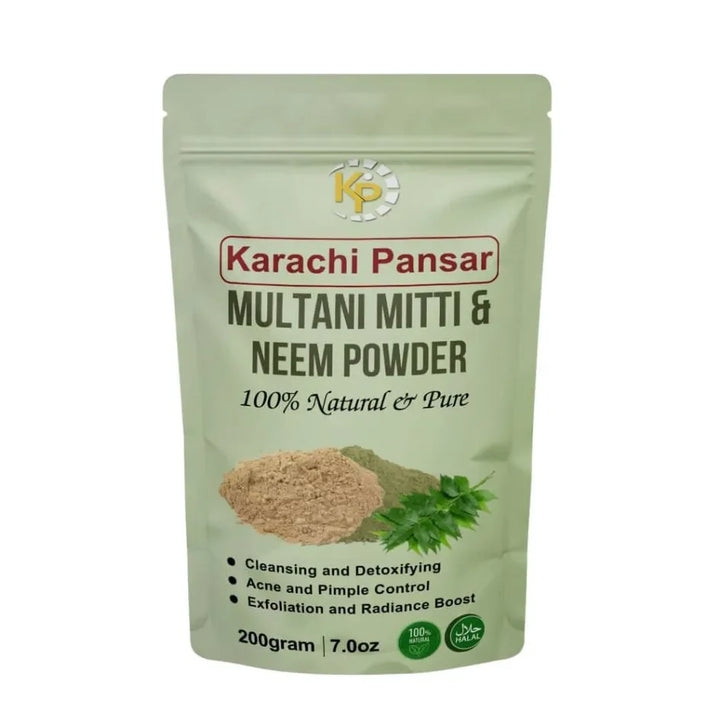 Multani Mitti and Neem Powder