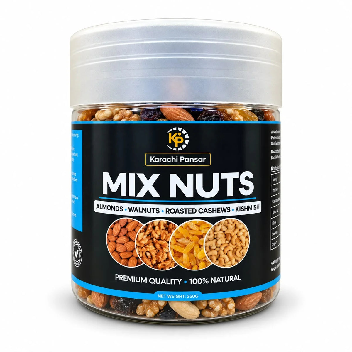Mix Nuts Bottle 250 gm