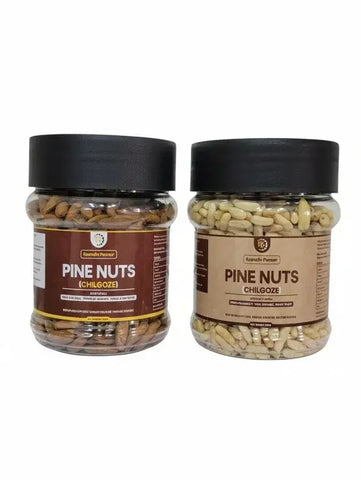 Pine Nuts With Shell 200gm & Pine Nuts  Without Shell 250gm