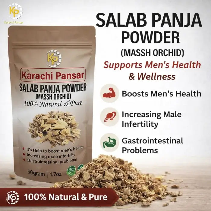 Salab Panja Powder /Marsh Orchid Powder 50g