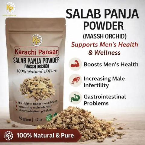 Salab Panja Powder /Marsh Orchid Powder 50g