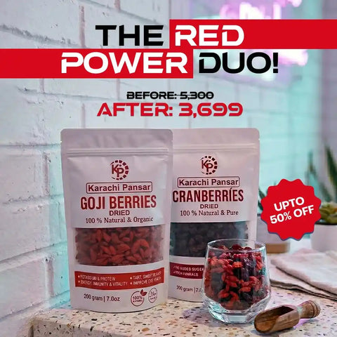 The Red Duo! Dried Goji Berries & Cranberries