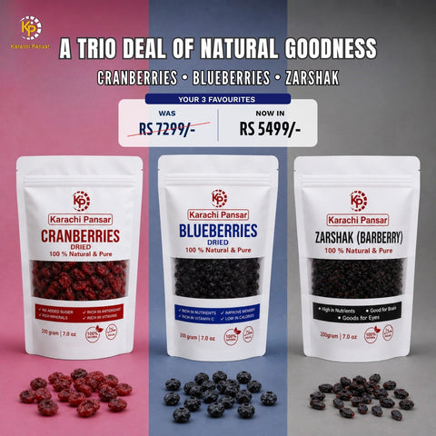 A Trio Deal Of Natural Goodness  Zarshak-Craneberries-Blueberry