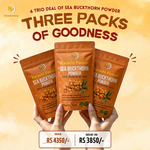 Sea BuckThorn Powder 100g  (3 Pack Bundle)