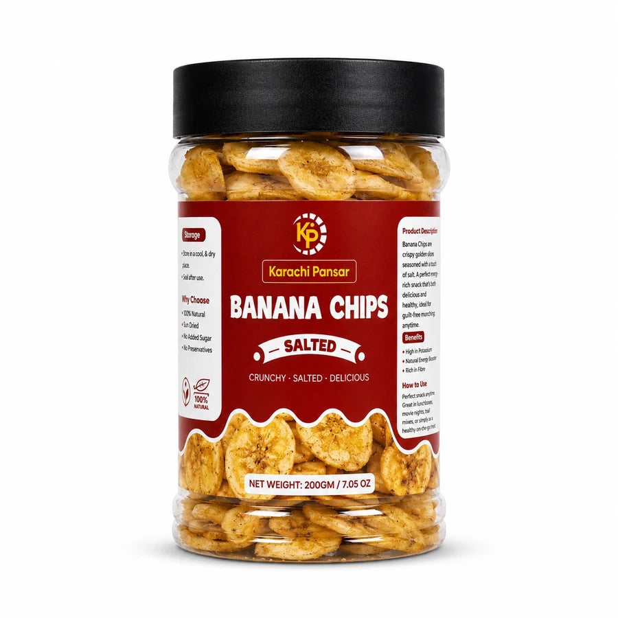Banana Chips Salted 200gm