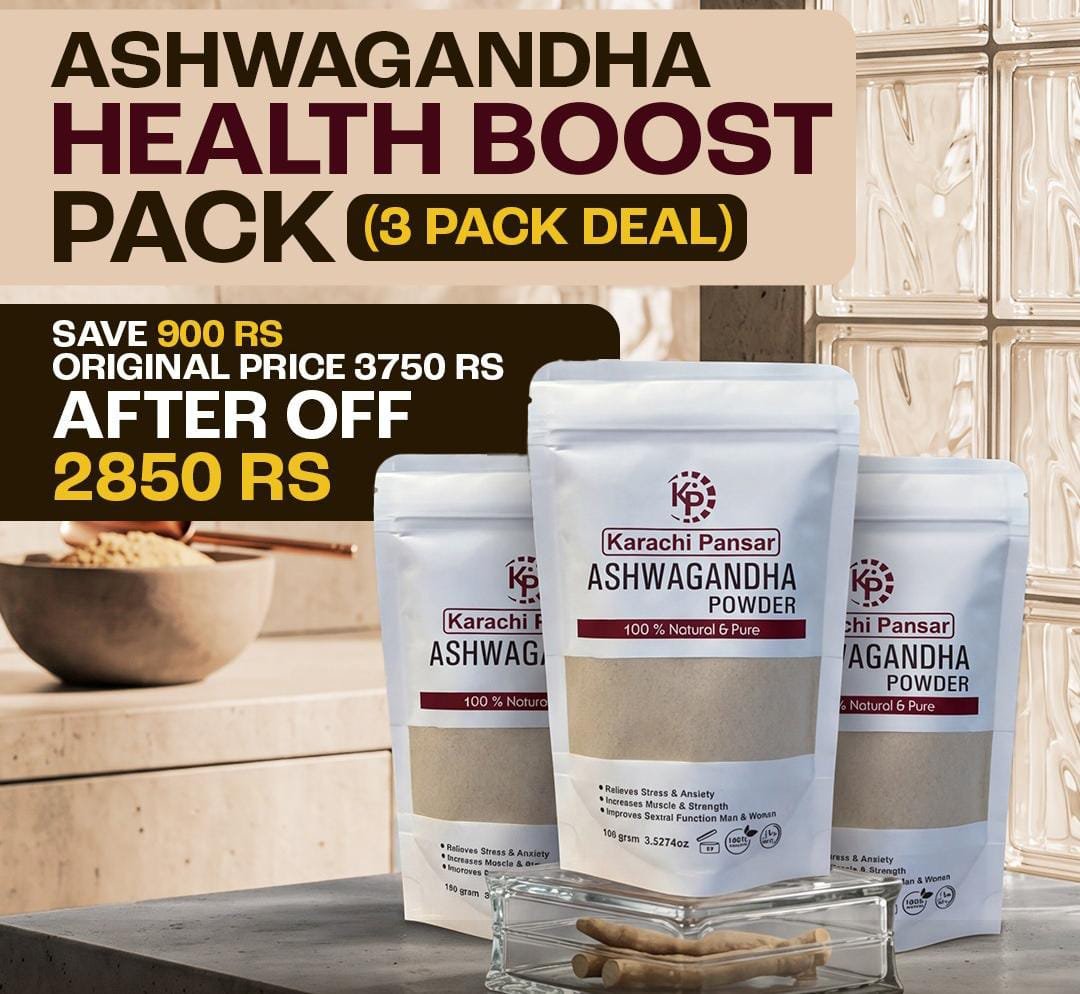 Ashwagandha Power Pack (3 Pack Deal) 100gm each