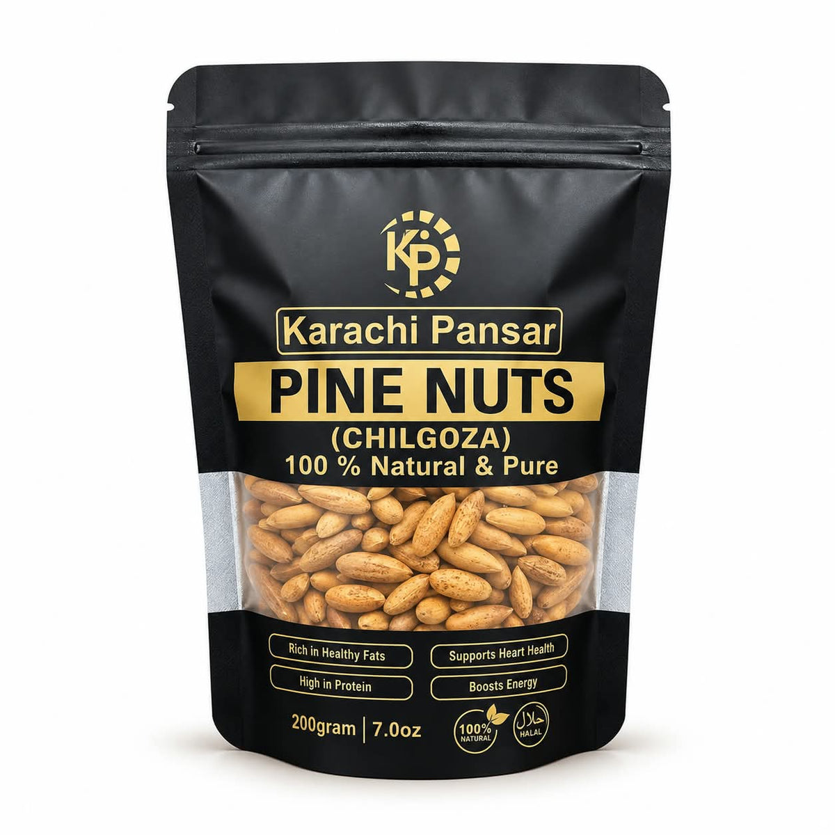 Chilgoza Gold with Shell (Pine Nut) 200gm