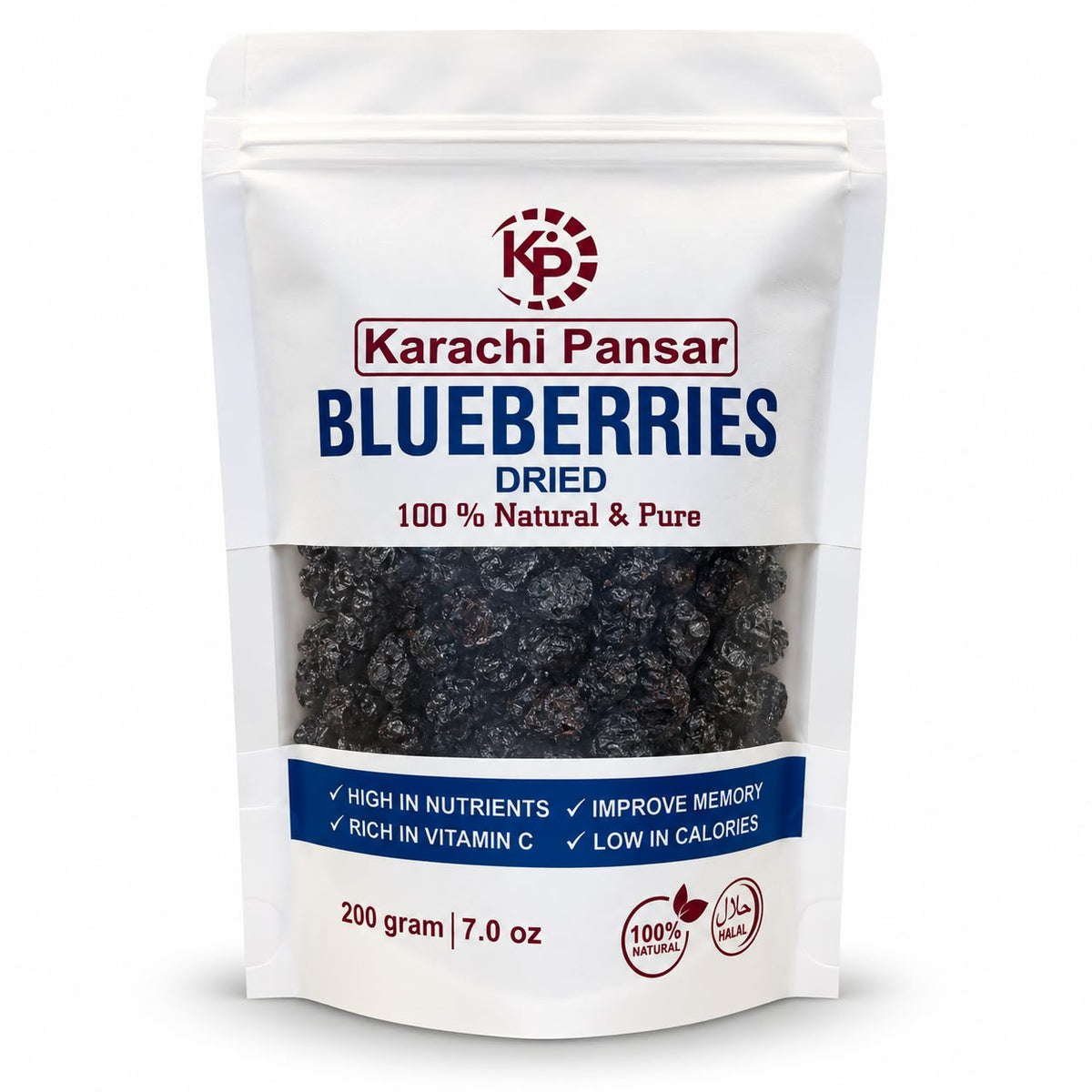 Dried Blueberries 200gm