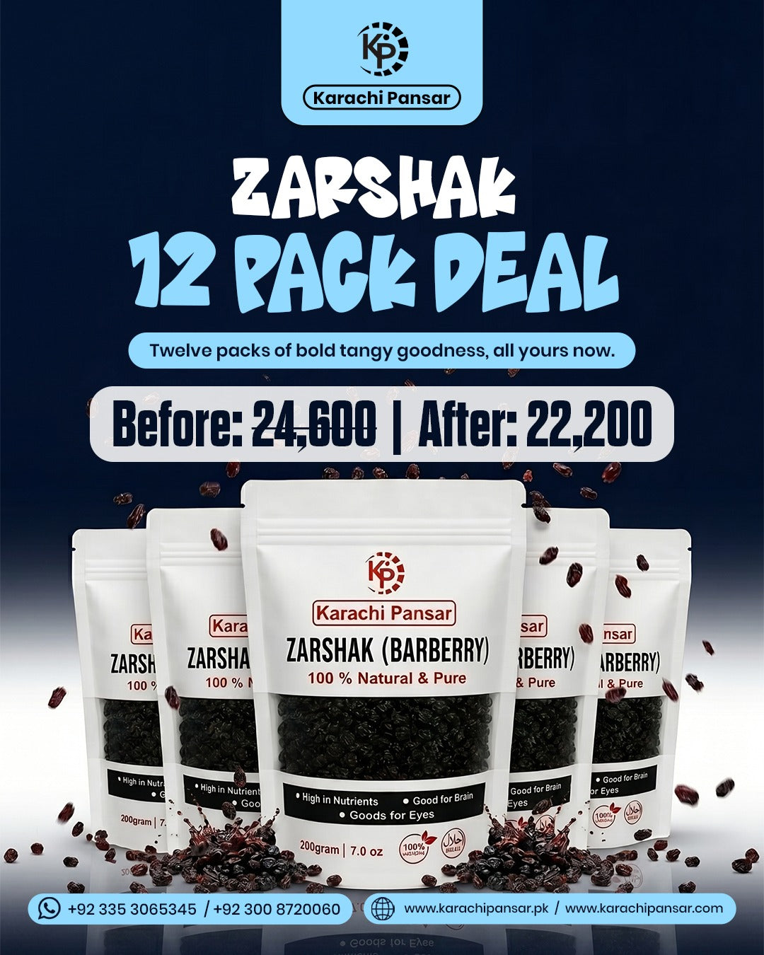 12 Packs Zarshak Berries Deal