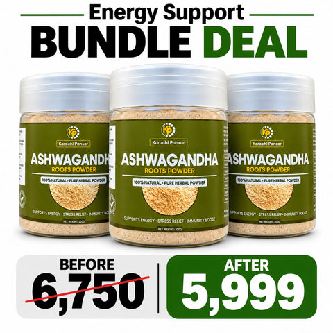 Ashwagandha Powder Deal 3 Jars 200gm