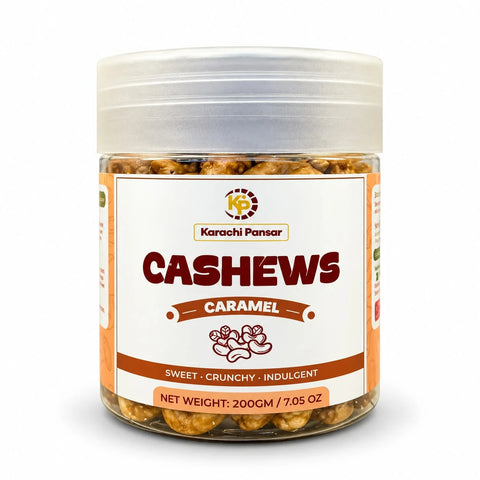 Cashew Nuts Caremal Flavor 200gm Bottle