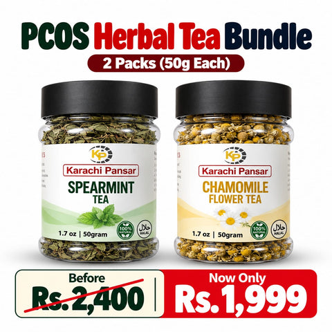 Balance & Bloom: PCOS Tea Therapy (Chamomile Tea and Spearmint Tea)