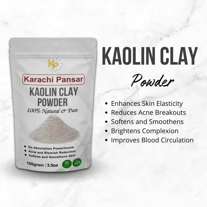 Kaolin Clay Powder 100g - karachipansar