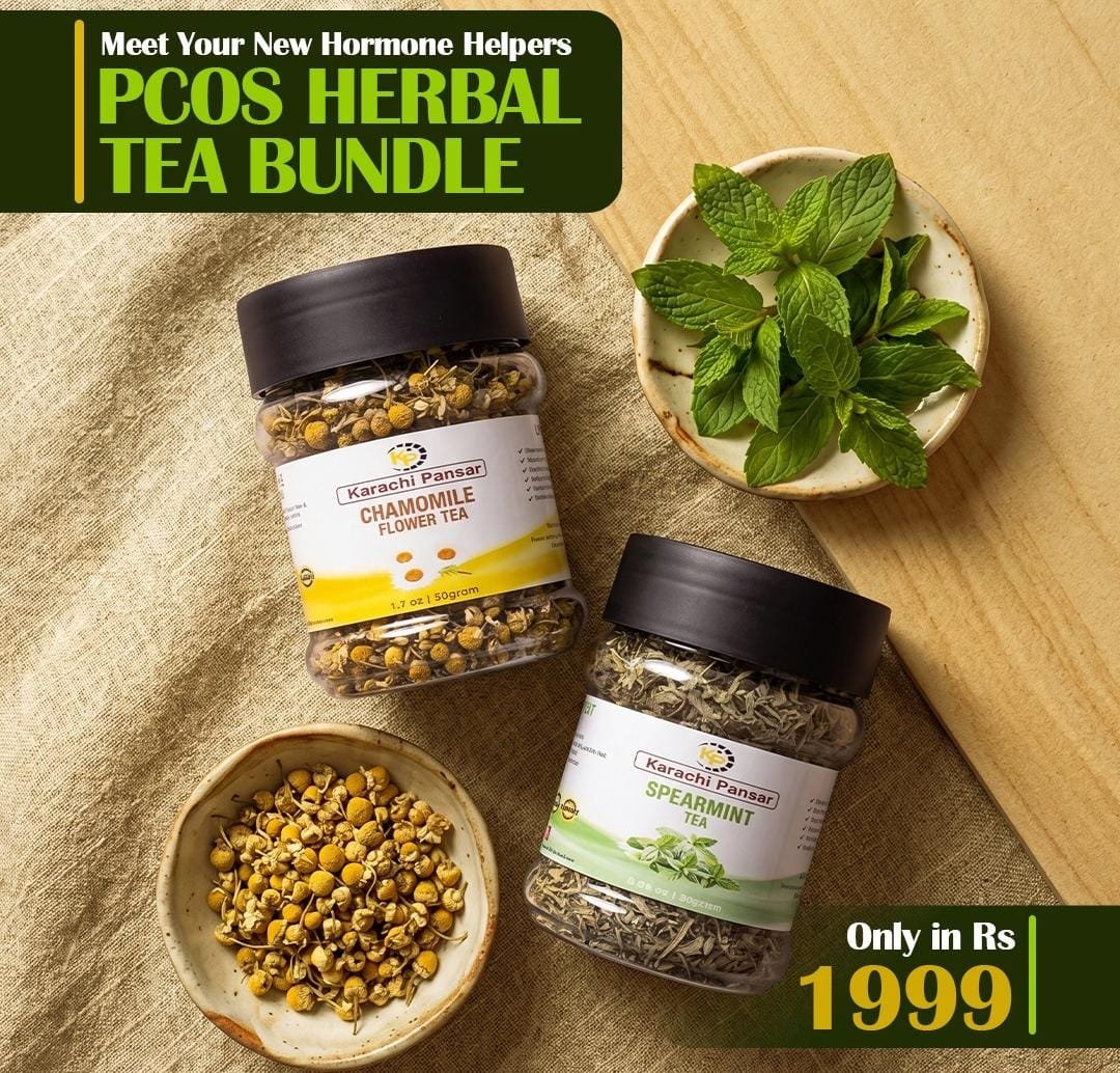 Balance & Bloom: PCOS Tea Therapy (Chamomile Tea and Spearmint Tea)