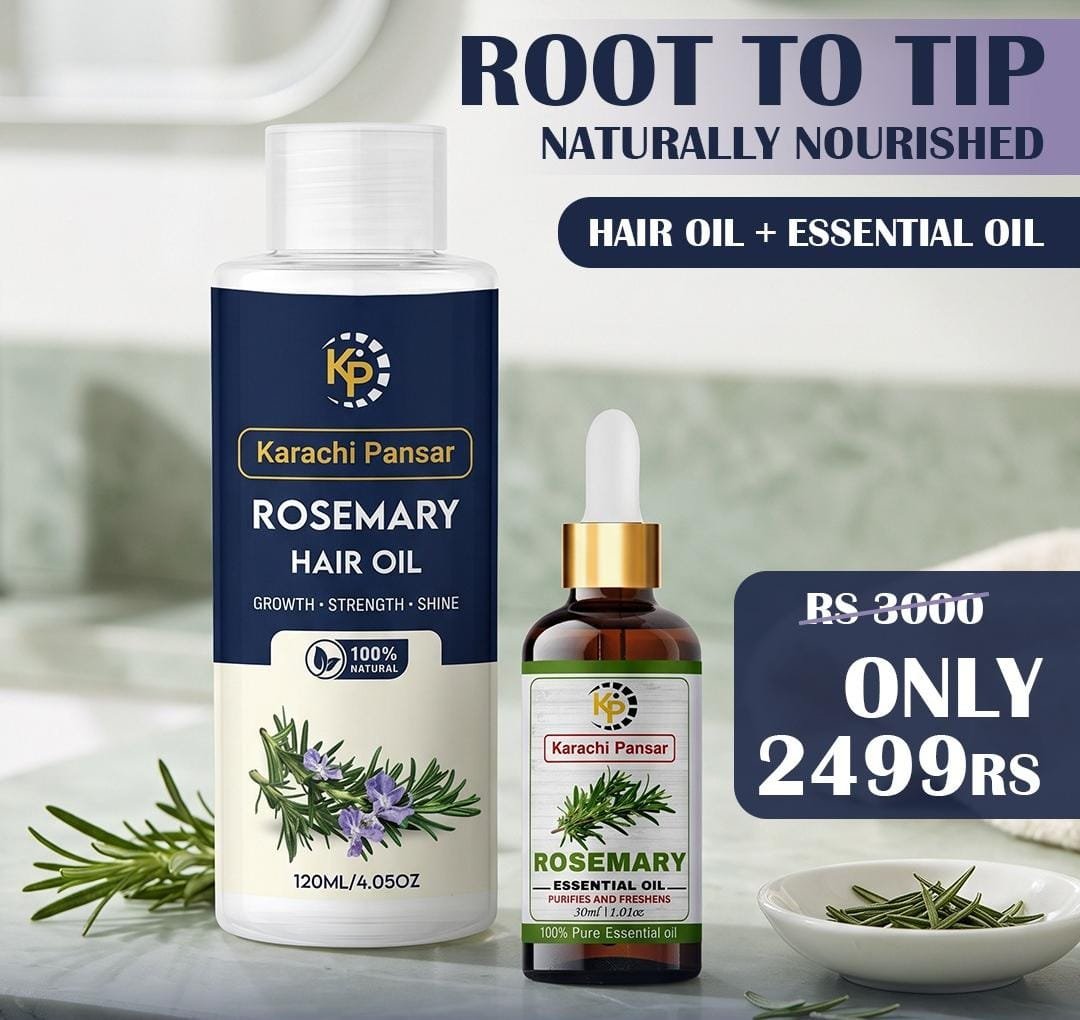 HAIR GROWTH DUO (ROSEMARY ESSENTIAL & ROSEMARY COLD PRESSED)