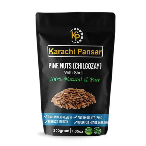 Chilgoza Gold with Shell (Pine Nut) 200g
