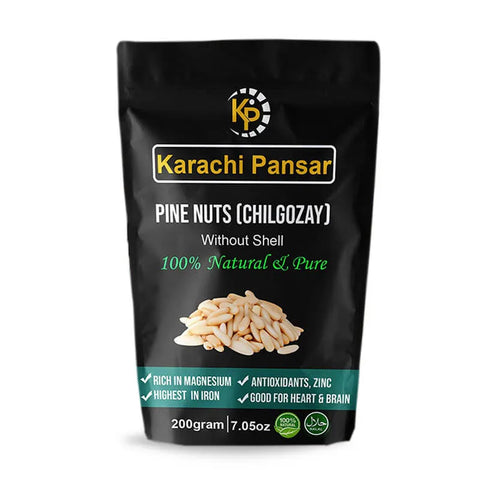 Chilgoza gold without shell (Pine Nut)