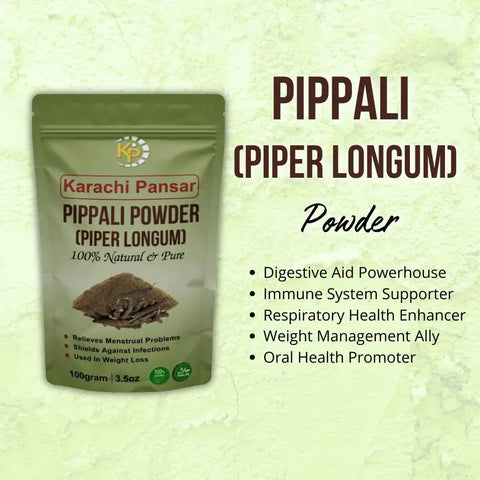 Pippali / Piper Longum Powder 100g - karachipansar