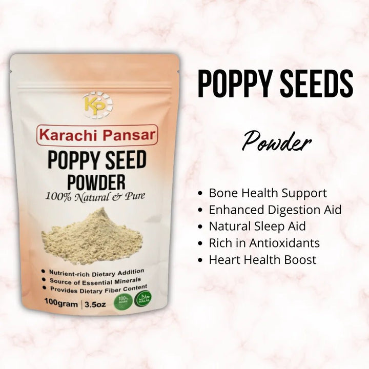 Poppy Seeds Powder 100g - karachipansar