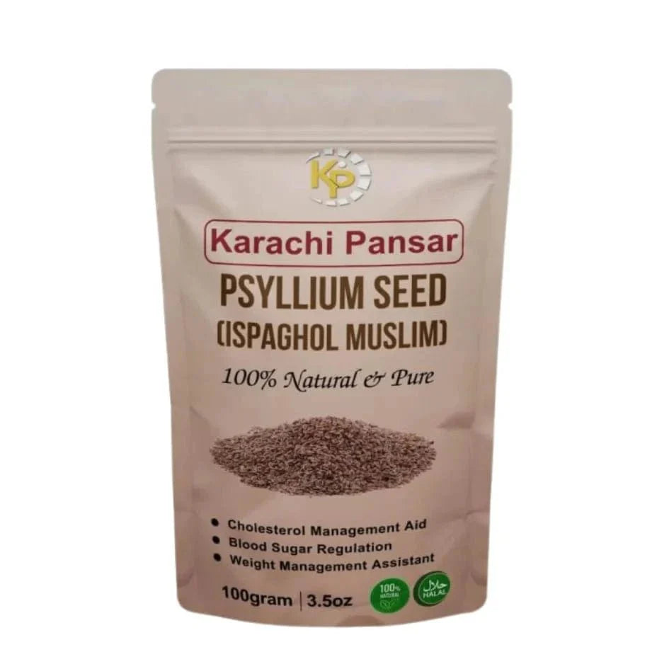 Psyllium Seeds (Ispaghol Muslim) 100g - karachipansar