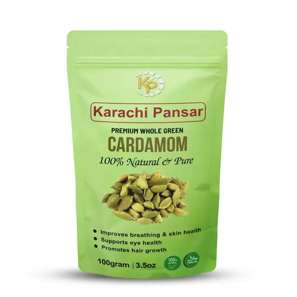 Whole Green Caardamom 100g