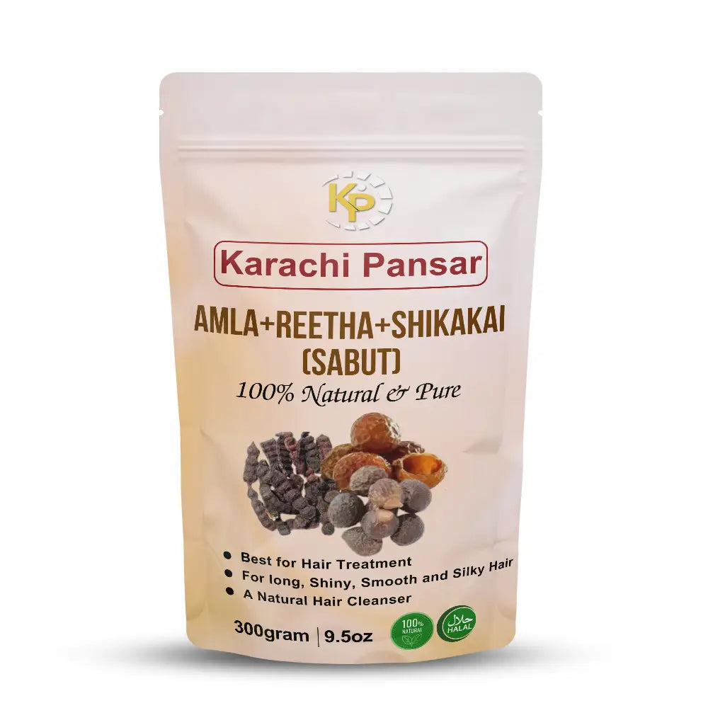Amla+Reetha+Shikakai (Sabut) 300g