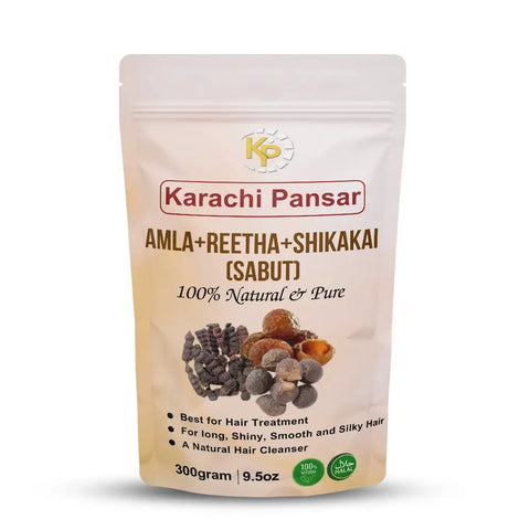 Amla+Reetha+Shikakai (Sabut) 300g